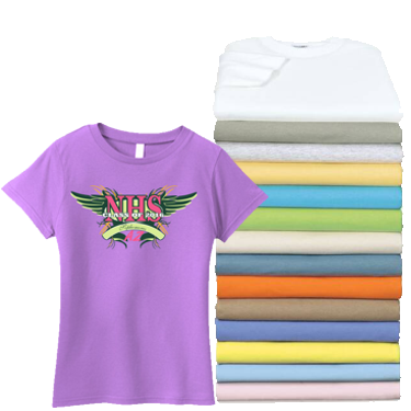 No Minimum Digital DTG Printed T-Shirts. Bulk Screen Printed Tshirts